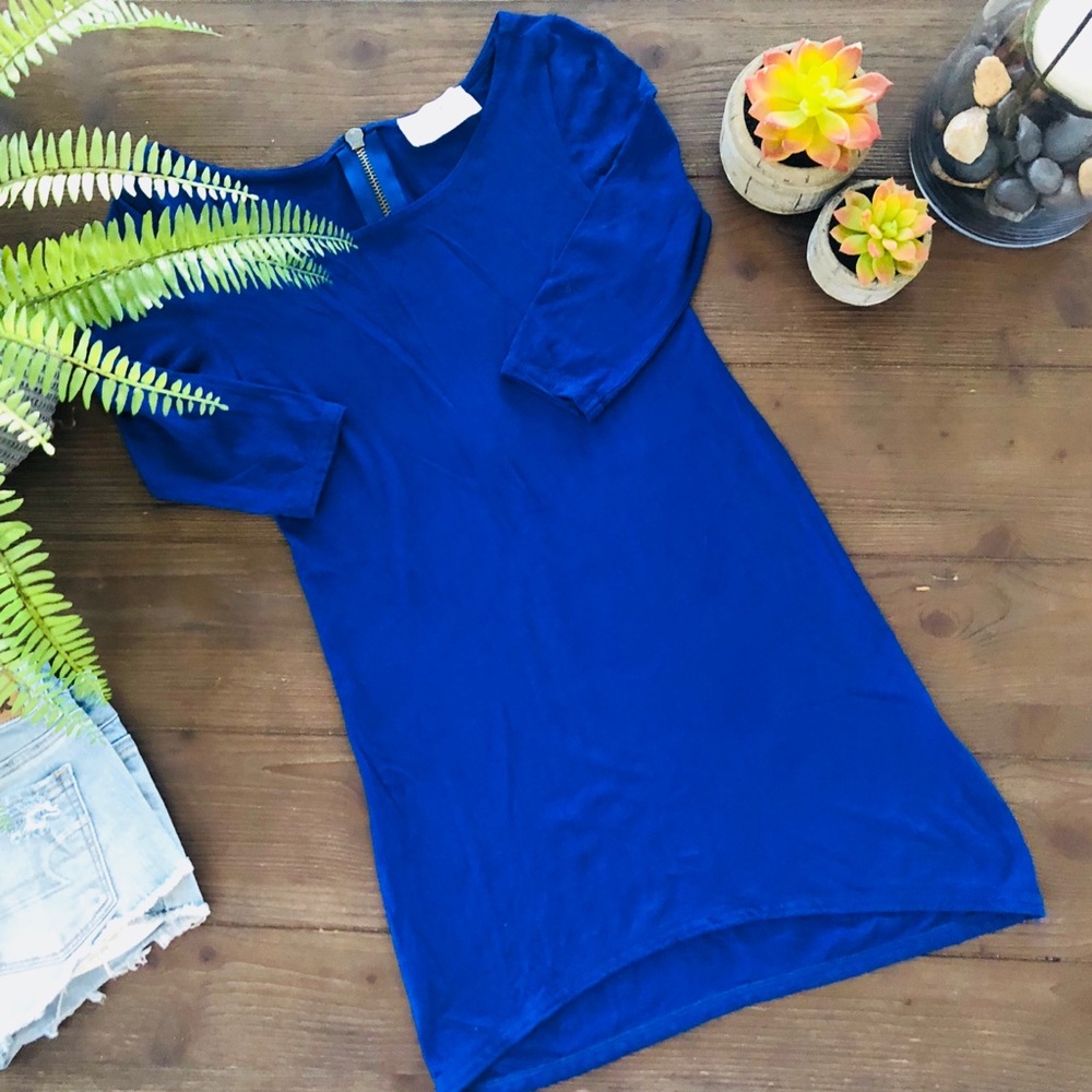 Blue Shirt Dress